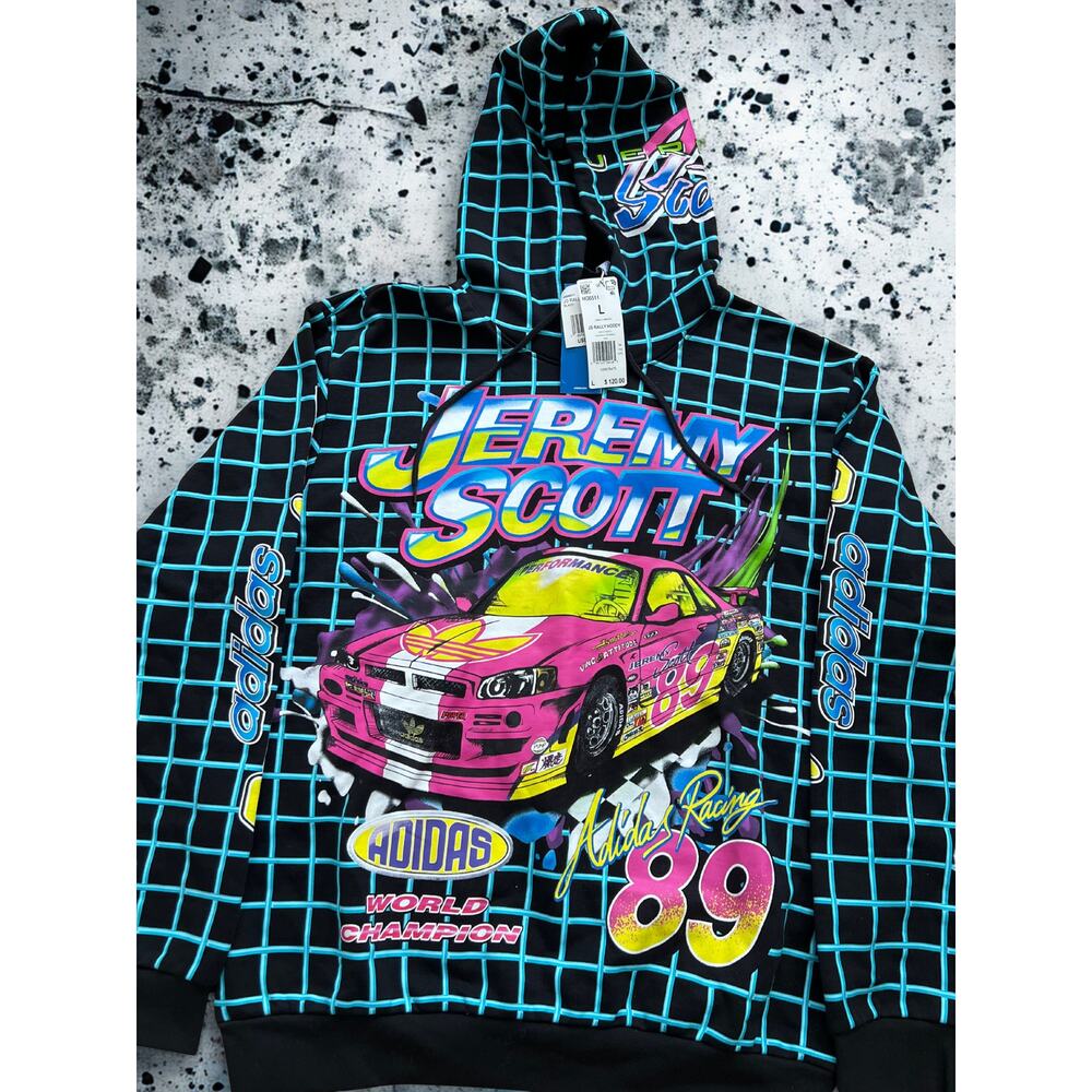 Adidas JEREMY SCOTT RALLY HOODY L unisex NEW with tags
